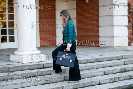 Spain's Energy and Environment Minister Aagesen attends her first cabinet meeting