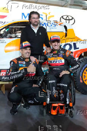 Isidre Esteve y el  Repsol Toyota Rally Team presentan su proyecto para el Rally Dakar 2025