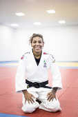 A judoca Rafaela Silva