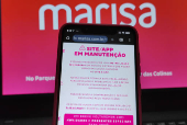 Site das lojas Marisa continua em manunteno