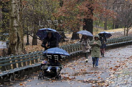 Rain in New York after city issued drought warning