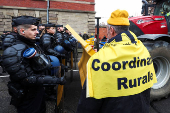 Protest against the EU-Mercosur Trade Agreement in Strasbourg