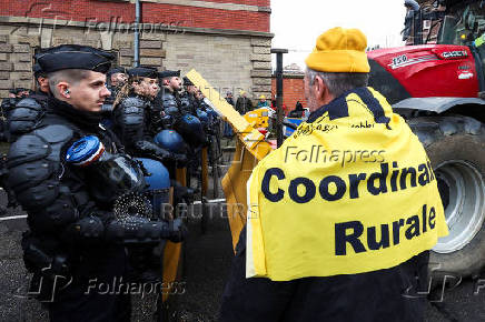 Protest against the EU-Mercosur Trade Agreement in Strasbourg