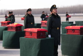 Remains of Chinese soldiers from Korea War return