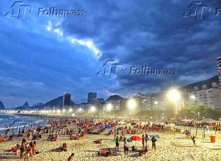 Praia de Copacabana no RJ