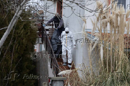 Nursing home that caught fire in village Barajevo outside Belgrade