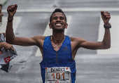 O atleta Dawitt Fikadu Admasu, da Etipia