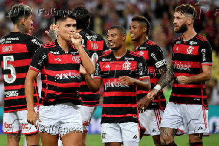 Partida entre Flamengo e So Paulo vlida pelo Campeonato Brasileiro 2024.