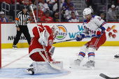 NHL: New York Rangers at Detroit Red Wings