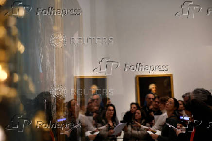 Presentation of Annie Leibovitz portraits of Spain's King Felipe and Queen Letizia, in Madrid