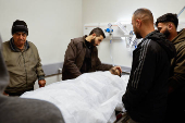 Body of Hussien Khdoer, who was killed by Israeli forces, in Jenin