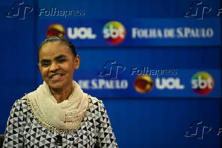 A pr-candidata  presidncia da Repblica, Marina Silva (Rede)