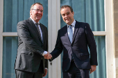 French Defence Minister Sebastien Lecornu meets with German counterpart Boris Pistorius, in Paris