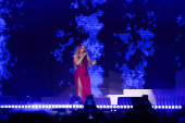 Cantora Mariah Carey se apresenta no Allianz Parque em So Paulo