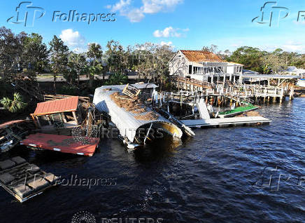 Aftermath of Hurricane Helene in Florida