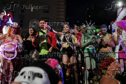 The annual NYC Halloween Parade in New York City