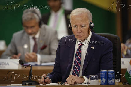 Presidente americano Joe Biden no segundo dia do G20