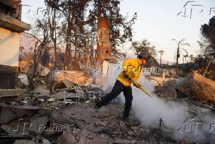 Eaton Wildfire in Los Angeles, California