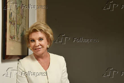 A senadora Marta Suplicy em seu gabinete em So Paulo