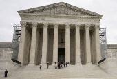 FILE PHOTO: The U.S. Supreme Court building is seen in Washington