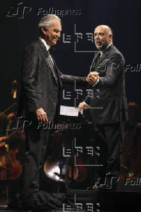 Concierto del cantante italiano Andrea Bocelli