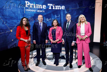 Final General Election 2024 leaders' debate, in Dublin