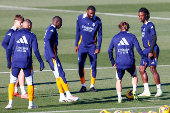 Entrenamiento del Real Madrid