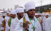 Meskel festival celebration, in Addis Ababa