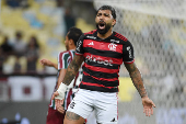 Partida entre Flamengo e Fluminense pelo Campeonato Brasileiro 2024.