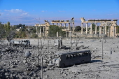 Damage following Israeli airstrikes near ancient ruins of Baalbek, Lebanon