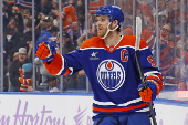 NHL: New York Rangers at Edmonton Oilers