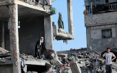 Scenes of destruction after Israeli forces withdrew from a part of Nuseirat