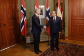 Egyptian President Abdel Fattah El-Sisi visits Norway