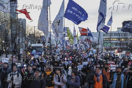 Rally demanding the detention of the impeached South Korean President Yoon Suk Yeol