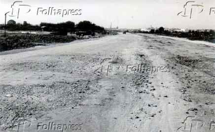 1951Entrada da rodovia Dutra, na Vila