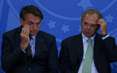 Bolsonaro e Paulo Guede