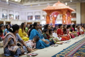 Diwali celebrations at Neasden Temple in London