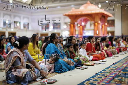 Diwali celebrations at Neasden Temple in London