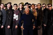 Emporio Armani Fall-Winter 2025/2026 menswear collection during Milan Fashion Week