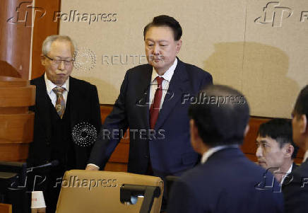 South Korean President Yoon attends impeachment trial hearing