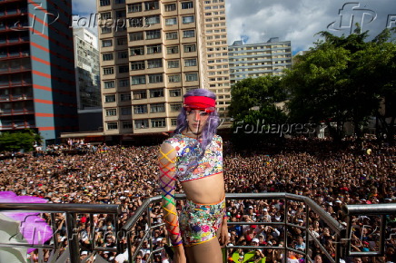 Pabllo Vittar na 21 Parada do Orgulho LGBT de So Paulo