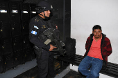 Guatemalan law enforcement arrested Rigoberto Ramon Miranda Orozco, who is charged in the U.S. with conspiring to smuggle four migrants, in Guatemala City