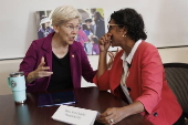 Senator Elizabeth Warren tours Head Start School