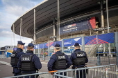 Security ahead of UEFA Nations League game between France and Israel