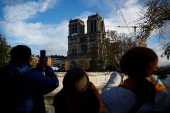 The Notre-Dame de Paris cathedral before its reopening