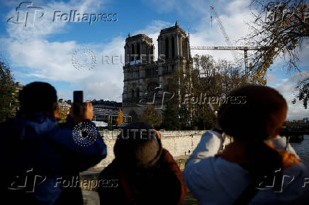 The Notre-Dame de Paris cathedral before its reopening