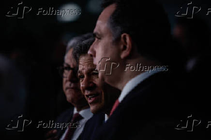 Haddad se rene com Pacheco no Congresso Nacional