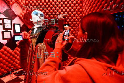 Tim Burton's Labyrinth exhibition at the Fabbrica del Vapore in Milan