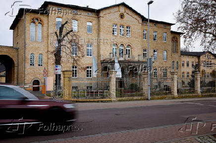 A view shows the medical center where the suspect of the Magdeburg Christmas market attack, worked in Bernburg