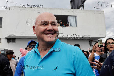 Presidential candidate Luisa Gonzalez of the Revolucion Ciudadana party launches her campaign for the February 2025 election, in Quito